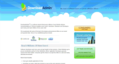 Desktop Screenshot of downloadadmin.com
