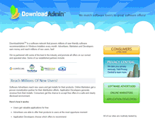 Tablet Screenshot of downloadadmin.com